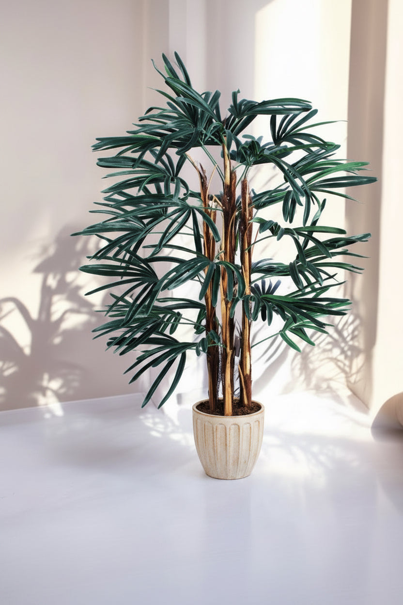 ARTIFICIAL RHAPIS PALM 120cm in a pot