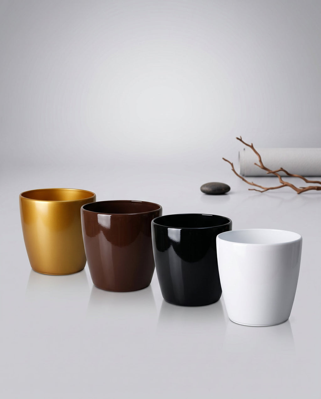 Fiber Lesuza Classic Pot 35x33cm Tree of life Kuwait